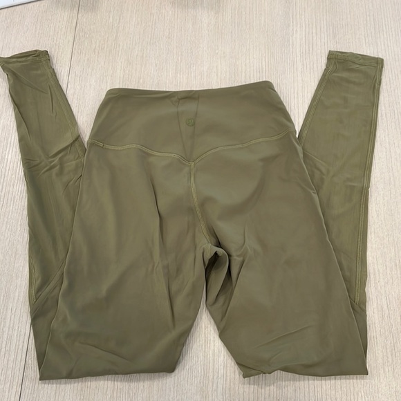 lululemon athletica Pants - Lululemon mesh olive leggings